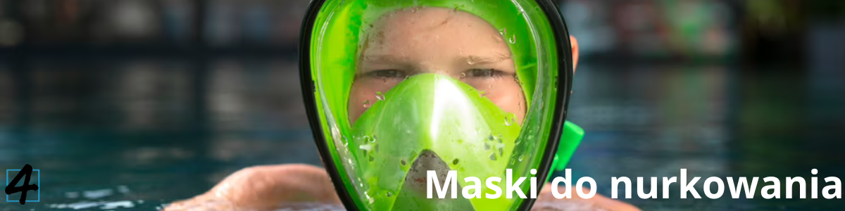 maski pełno twarzowe do nurkowania dla dzieci i dorosłych 
